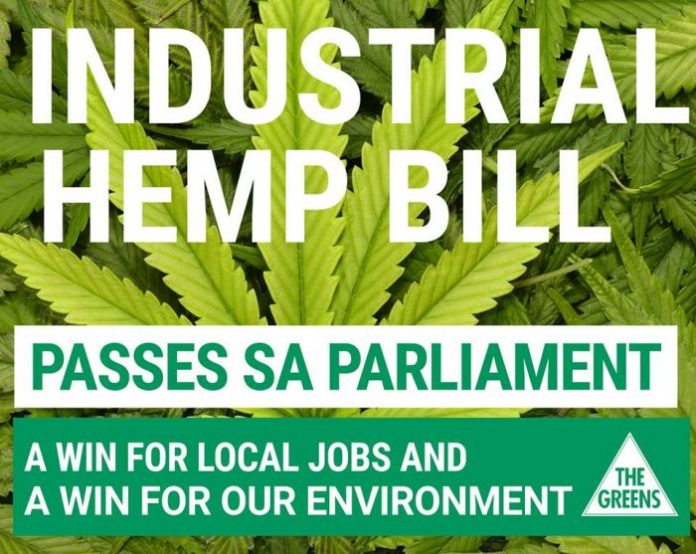 Industrial hemp bill South Australia